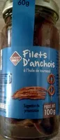Mängden socker i Filet d'anchois