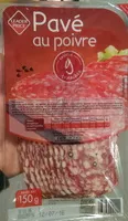 Mängden socker i Pavé au poivre