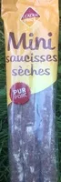 Mängden socker i Mini saucisses sèches pur porc