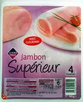Mängden socker i Jambon Supérieur avec couenne