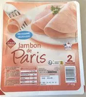 Mängden socker i Jambon de paris