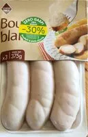 Mängden socker i Boudins blancs x3