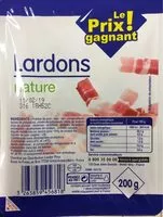 Mängden socker i Lardons Nature