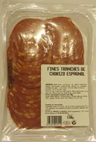 Mängden socker i Fines Tranches de Chorizo Espagnol