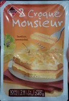 Mängden socker i 2 Croque Monsieur Jambon Emmental