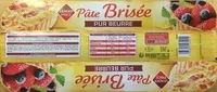 Mängden socker i Pâte brisée pur beurre
