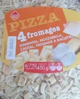 Mängden socker i Pizza 4 fromages