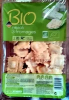 Mängden socker i Ravioli 3 fromages Bio