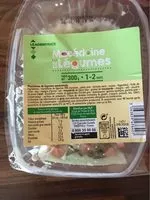 Mängden socker i Macedoine de legumes - mayonnaise