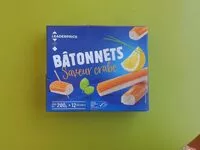 Mängden socker i Bâtonnets saveur crabe