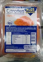 Mängden socker i Carottes râpées