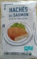 Mängden socker i Haché au saumon et à la ciboulette