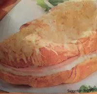 Mängden socker i Croissants au jambon