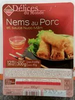 Mängden socker i Nems de Porc et sauce Nuoc Mâm
