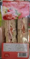 Mängden socker i Pain de mie complet Jambon Emmental Crudités