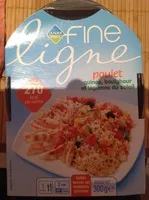 Mängden socker i Poulet quinoa, boulghour et légumes du soleil