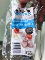 Mängden socker i Sandwich viennois thon crudités