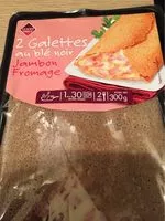 Mängden socker i Galette au Blé Noir Jambon Emmental Mozarella