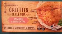 Mängden socker i Galette Jambon Emmental