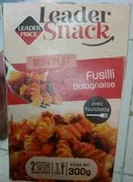 Mängden socker i Box fusilli bolognaise