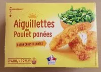 Mängden socker i Aiguillettes de poulet panées