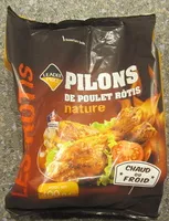 Mängden socker i Pilons de Poulet Rôtis Nature