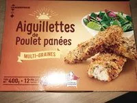 Mängden socker i Aiguillettes de poulet panees