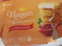 Mängden socker i Nuggets de poulet panés