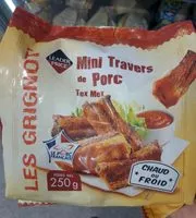 Mängden socker i Les Grignot - Mini Travers de Porc Tex Mex