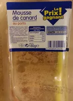 Mängden socker i Mousse de canard au porto