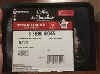 Mängden socker i Steack hache pur boeuf