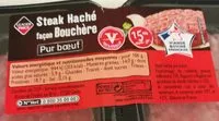 Mängden socker i Steak haché façon bouchère pur boeuf