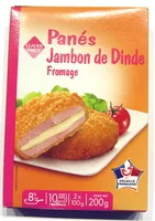 Mängden socker i Panés de Jambon de Dinde au Fromage