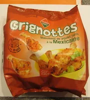 Mängden socker i Grignottes - Manchons de poulet cuits à la mexicaine