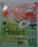 Mängden socker i Blanc de Poulet, Recette Aux Fines Herbes (4 Tranches)