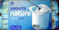 Mängden socker i Yaourts nature (16 Pots)