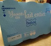 Mängden socker i Yaourt au lait entier nature