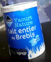 Mängden socker i Yaourt Nature Lait entier de brebis