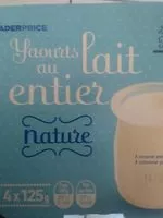 Mängden socker i Yaourts au Lait Entier Nature