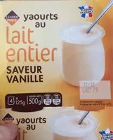 Mängden socker i Yaourt au lait entier saveur vanille