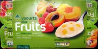 Mängden socker i Yaourts aux Fruits avec Morceaux de Fruits
