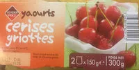Mängden socker i yaourts cerises griottes
