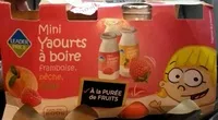 Mängden socker i Mini yaourts à boire framboise