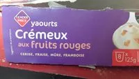 Mängden socker i Yaourt Crémeux aux Fruits Rouges
