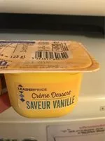 Mängden socker i Creme dessert saveur vanille