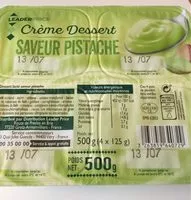 Mängden socker i Crème dessert saveur pistache