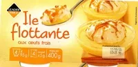 Mängden socker i Ile flottante aux oeufs frais