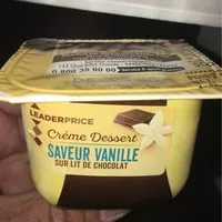 Mängden socker i Desert lacte vanille sur lit chocolat