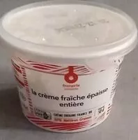 Mängden socker i La crème fraîche épaisse entière