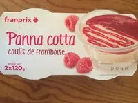 Mängden socker i panna cotta fruits rouges